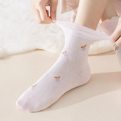 Frühlingsschlafsocken aus reiner Baumwolle (6 Paar) - image 4