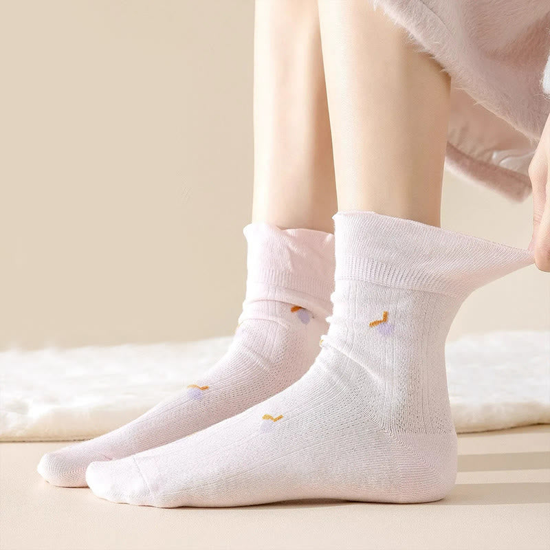 Frühlingsschlafsocken aus reiner Baumwolle (6 Paar) - image 2
