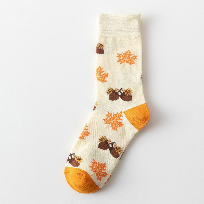 Halloween-Muster-Viertel-Socken (5 Paar) - image 3