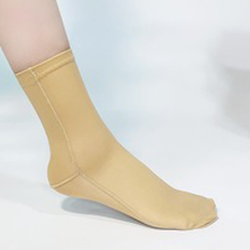 Postoperative Kompressions-Fußmanschetten mit Reißverschluss - Nackt - Rechts - M - image 4