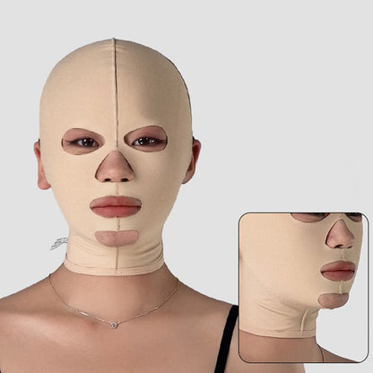 Gesichtsmaske mit Reißverschluss am Rücken für die Zeit nach Operationen - image 2