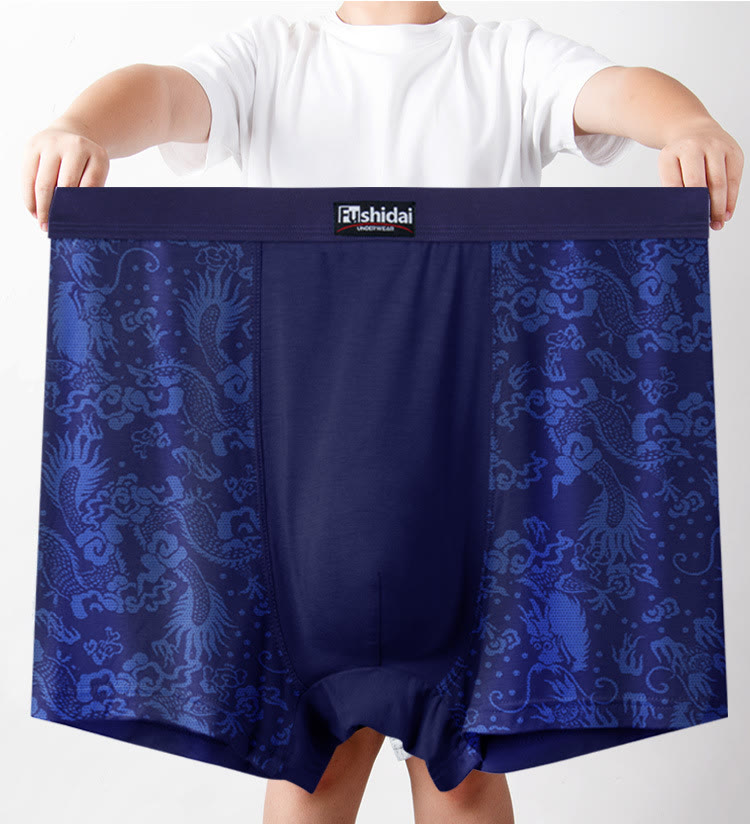 Dragon Jacquard Boxershorts in mittlerer Länge - image 0