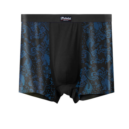 Dragon Jacquard Boxershorts in mittlerer Länge - Schwarz - 10XL - image 3