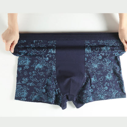 Boxershorts mit breitem, elastischem Bund und goldenem Muster (2er-Pack) - image 2