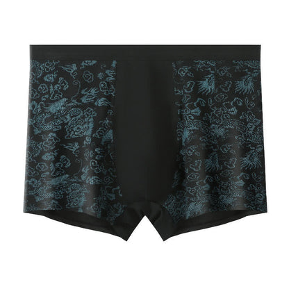 Boxershorts mit breitem, elastischem Bund und goldenem Muster (2er-Pack) - Schwarz - 10XL - image 4