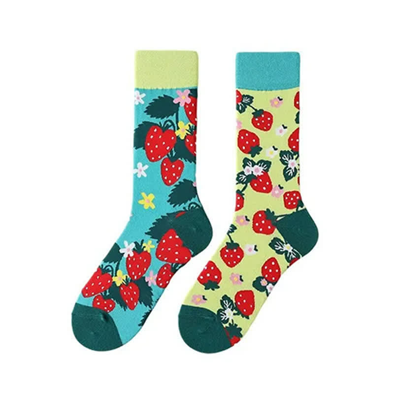 Erdbeerfarbene Viertelsocken (unpassend) - image 1