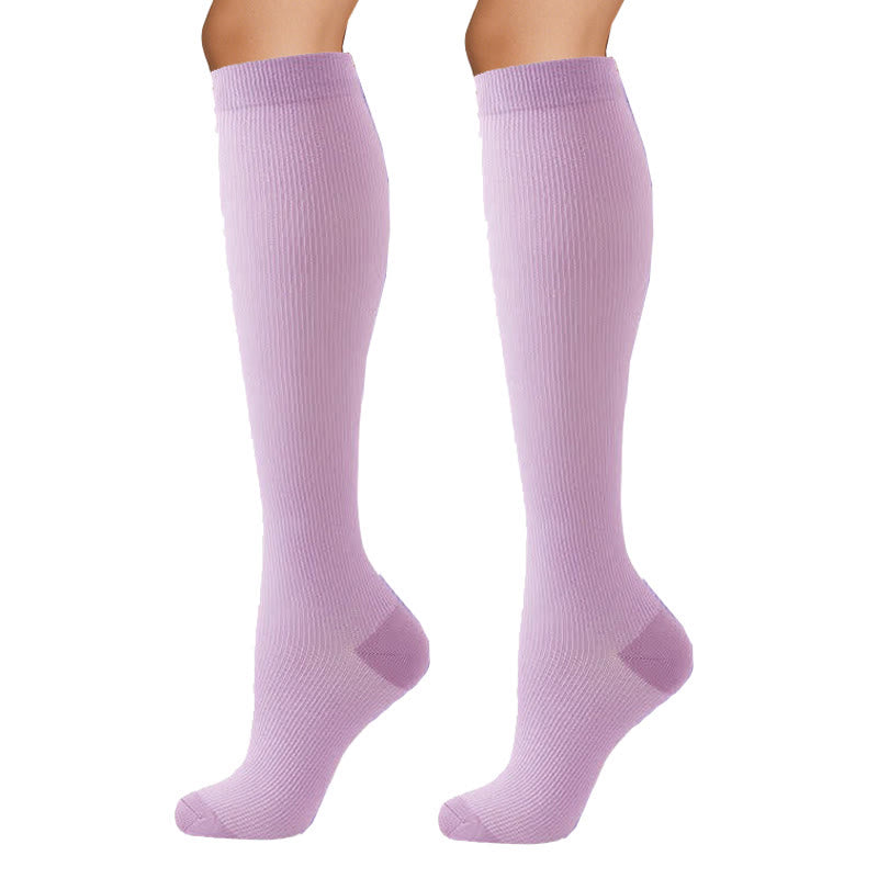 Kompressionsstrümpfe der Polka Dot Purple-Serie (6 Paar) - image 2