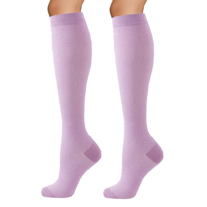 Kompressionsstrümpfe der Polka Dot Purple-Serie (6 Paar) - image 2