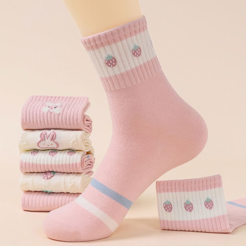 Osterhasen-Baumwollsocken (5 Paar) - image 1