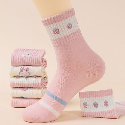 Osterhasen-Baumwollsocken (5 Paar) - image 1