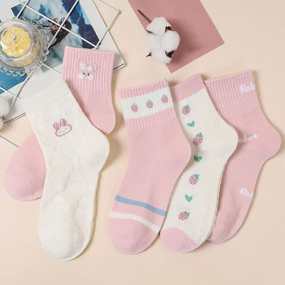 Osterhasen-Baumwollsocken (5 Paar) - image 2