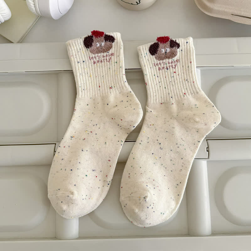 Kuschelige Hasen-Viertel-Socken (5 Paar) - image 7