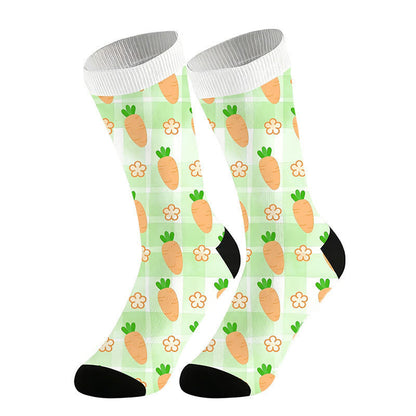 Karottenmuster-Socken (2 Paar) - Grün - EU36-44 (US3-10) - image 6
