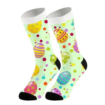 Pastellfarbene Osterei-Viertel-Socken - Grün - EU36-44 (US3-10) - image 3