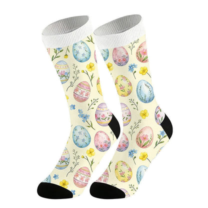 Pastellfarbene Ostereier-Socken (2 Paar) - Beige - EU36-44 (US3-10) - image 2
