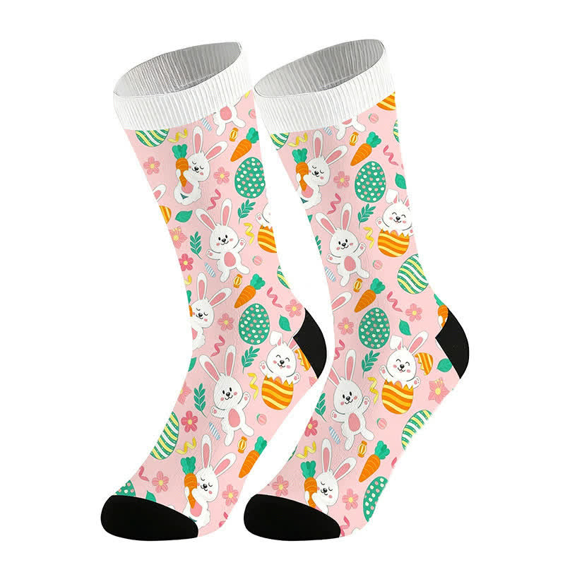 Socken mit Osterhasenmuster (2 Paar) - Rosa - EU36-44 (US3-10) - image 4