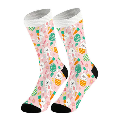 Socken mit Osterhasenmuster (2 Paar) - Rosa - EU36-44 (US3-10) - image 4