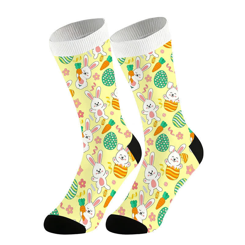 Socken mit Osterhasenmuster (2 Paar) - Gelb - EU36-44 (US3-10) - image 3