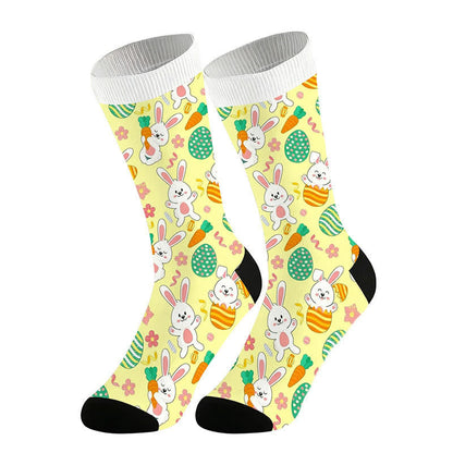 Socken mit Osterhasenmuster (2 Paar) - Gelb - EU36-44 (US3-10) - image 3