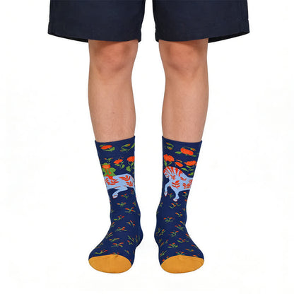 Blue Horse Baumwoll-Viertelsocken - Blau - EU36-43 (US3-9) - image 0