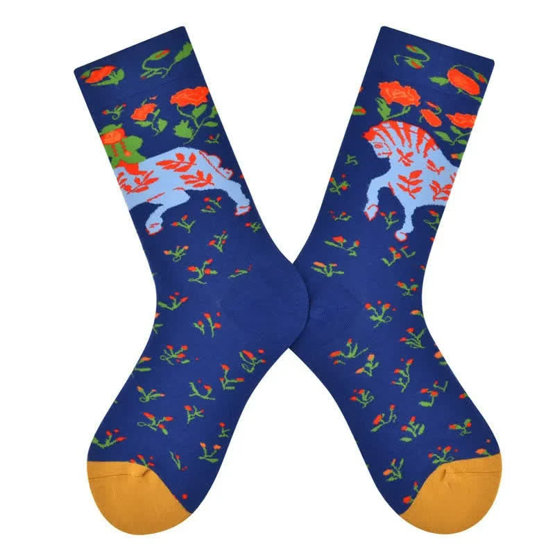 Blue Horse Baumwoll-Viertelsocken - image 1