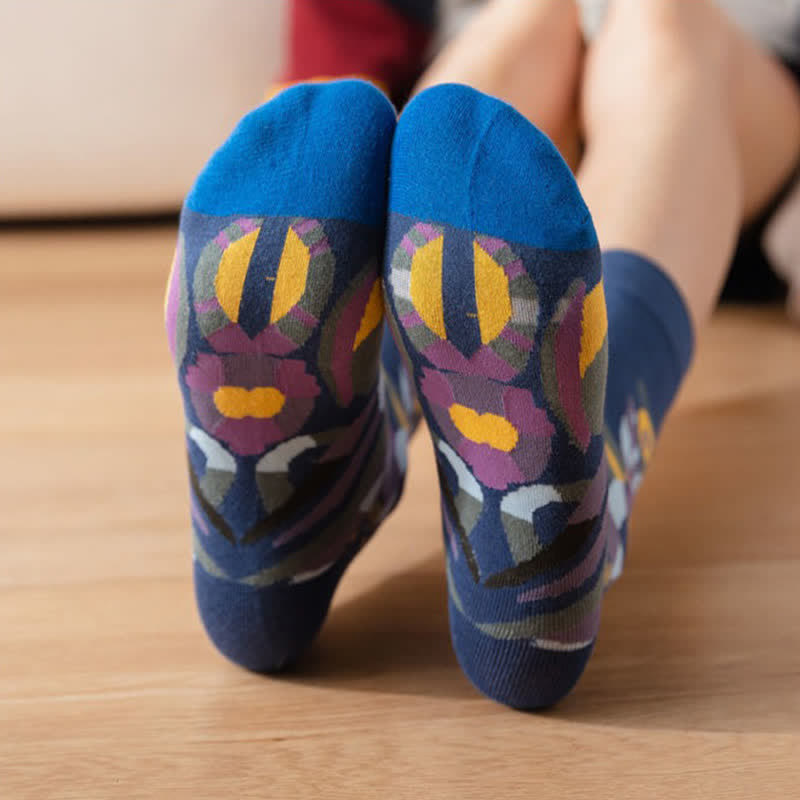 Stilvolle bedruckte Viertelsocken (3 Paar) - image 1