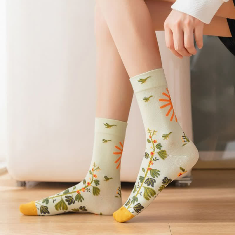 Stilvolle bedruckte Viertelsocken (3 Paar) - image 2