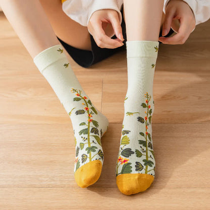 Stilvolle bedruckte Viertelsocken (3 Paar) - image 4