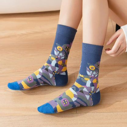 Stilvolle bedruckte Viertelsocken (3 Paar) - image 7