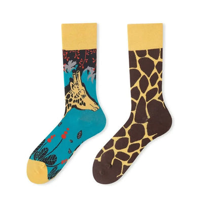 Verspielte Giraffe Viertel-Socken - image 1