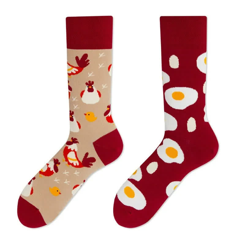 Hühnereierviertel-Socken - image 1