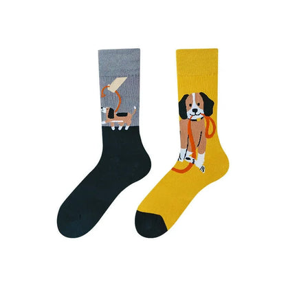 Niedliche Hunde-Viertel-Socken - image 1