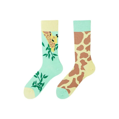 Blätter Giraffe Viertel Socken - image 1