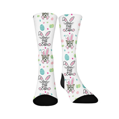 Niedliche Osterhund-Socken - image 1