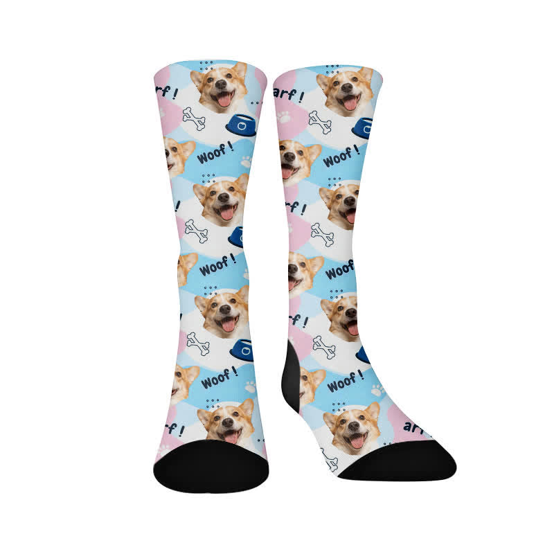 Niedliche Hundegesicht-Viertel-Socken - image 1