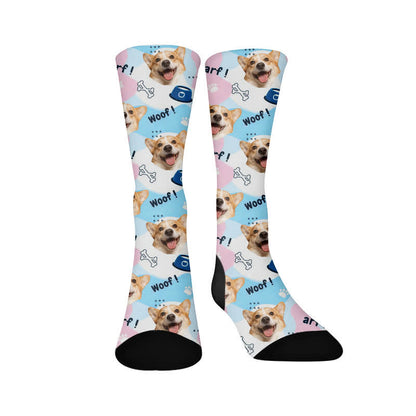 Niedliche Hundegesicht-Viertel-Socken - image 1