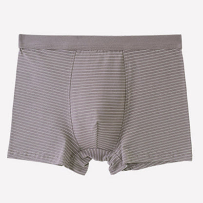 Boxershorts aus Baumwolle mit Streifen - Khaki - 9XL - image 2