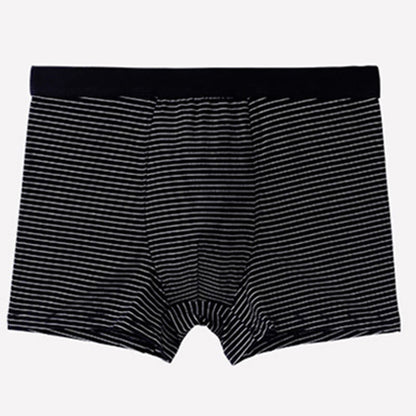 Boxershorts aus Baumwolle mit Streifen - Schwarz - 9XL - image 4