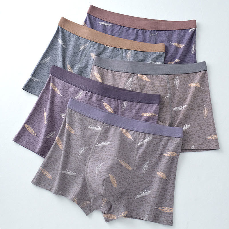 Boxershorts aus Baumwolle mit Federn - image 0