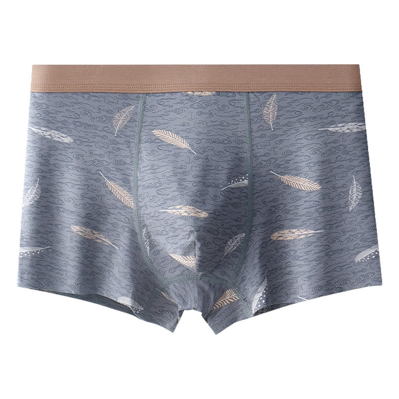 Boxershorts aus Baumwolle mit Federn - Hellblau - 9XL - image 5