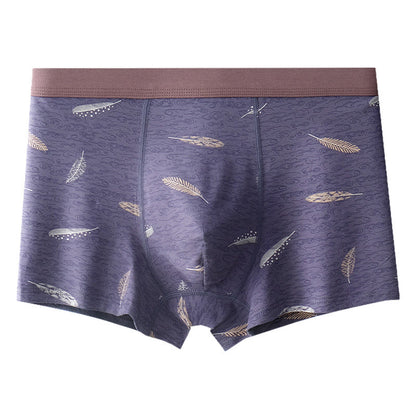 Boxershorts aus Baumwolle mit Federn - Lila - 9XL - image 4
