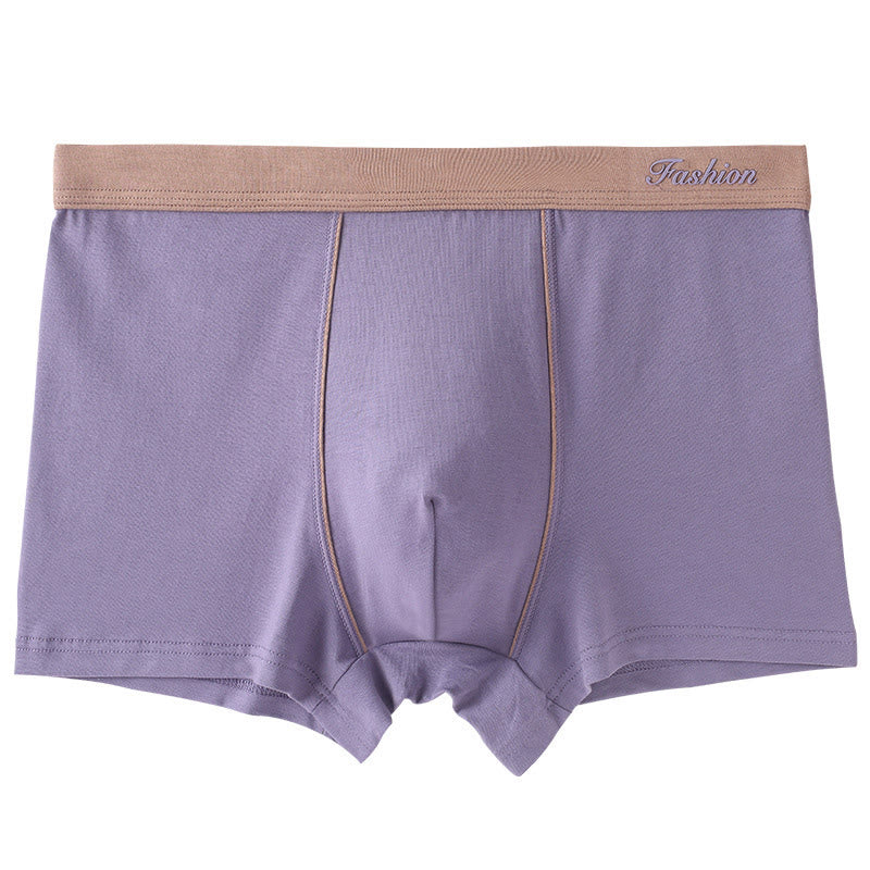 Boxershorts in Unifarben - Lila - 6XL - image 7