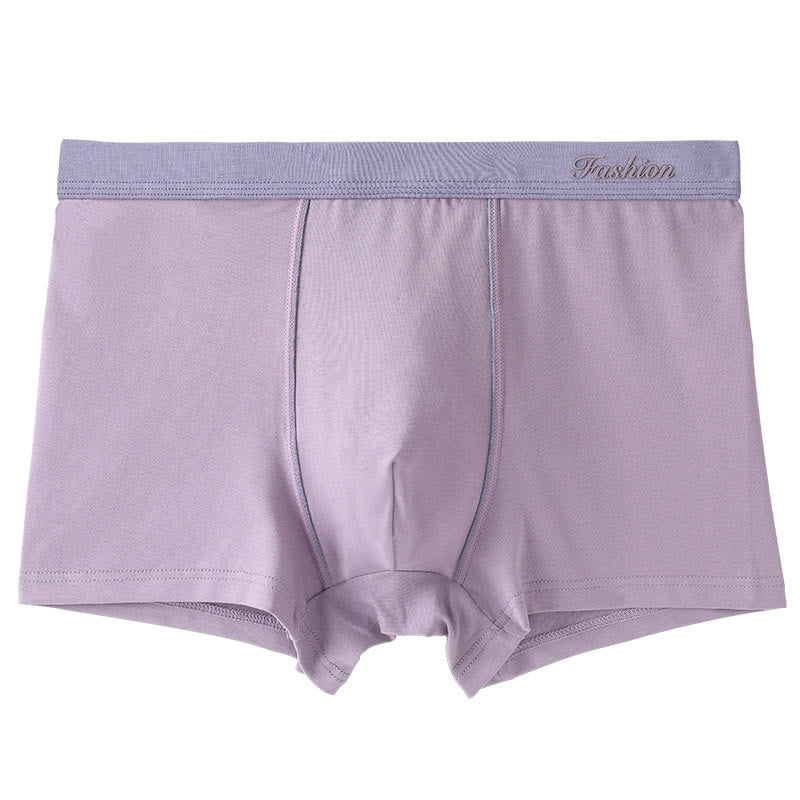 Boxershorts in Unifarben - Hellviolett - 6XL - image 6