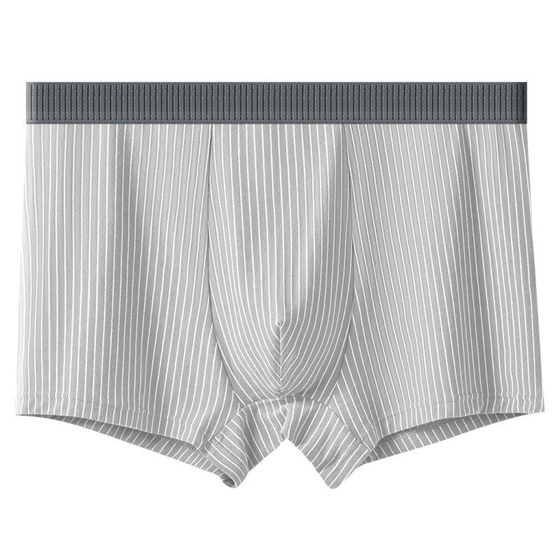 Klassische Boxershorts mit Streifen - Grau - 10XL - image 8
