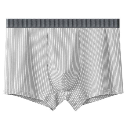 Klassische Boxershorts mit Streifen - Grau - 10XL - image 8