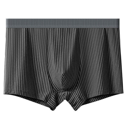 Klassische Boxershorts mit Streifen - Schwarz - 10XL - image 7