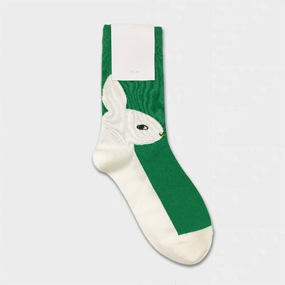 Osterhasen-Farbblock-Viertelsocken (3 Paar) - Grün - EU36-40 (US3-7) - image 2