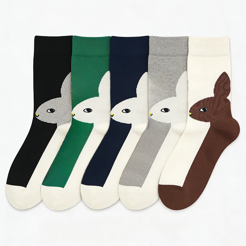 Osterhasen-Farbblock-Viertelsocken (3 Paar) - image 1