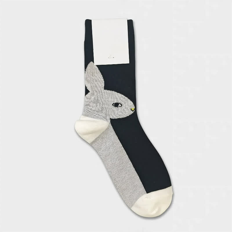 Osterhasen-Farbblock-Viertelsocken (3 Paar) - Schwarz - EU36-40 (US3-7) - image 3