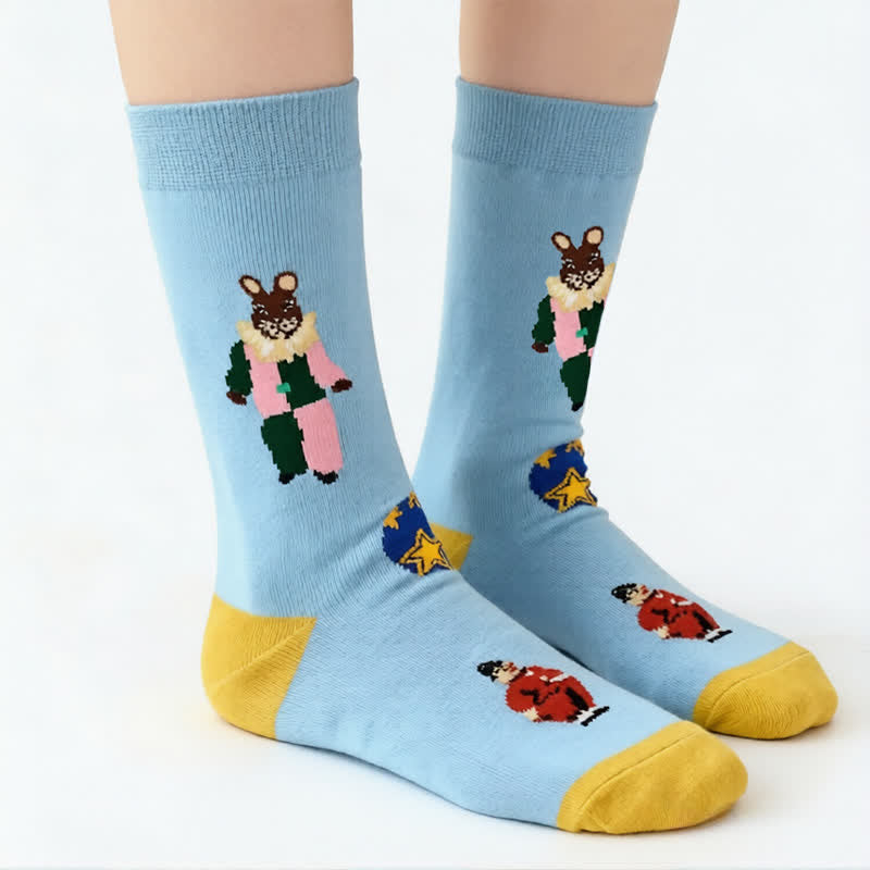 Verspielte Osterhasen-Socken (3 Paar) - image 2